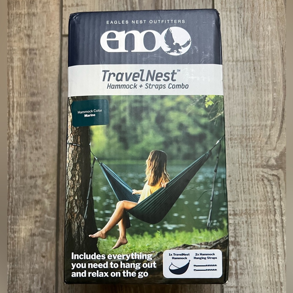 Eno TravelNest Hammock + Straps Combo